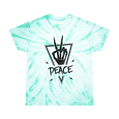 PEACE OUT Tie-Dye Tee / Cyclone