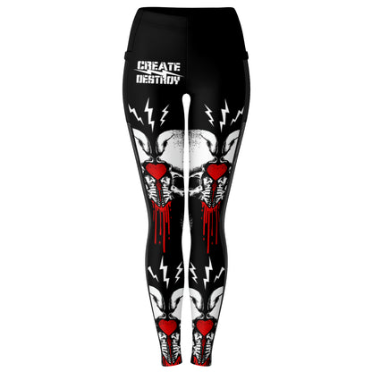 CREATE DESTROY Mesh Pocket Leggings