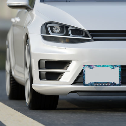 QUEEN BITCH Metal License Plate Frame