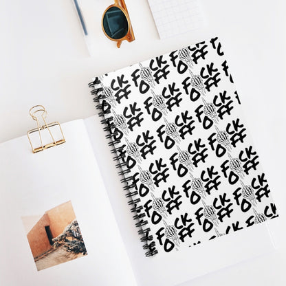 F*CK OFF Spiral Notebook - Ruled Line