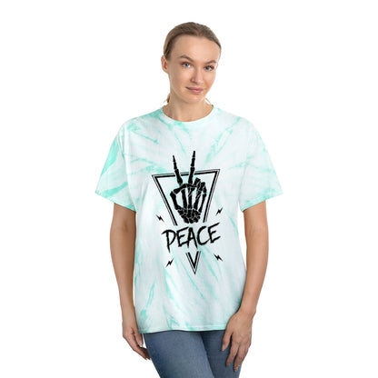 PEACE OUT Tie-Dye Tee / Cyclone