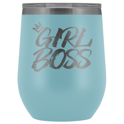 GIRL BOSS WINE TUMBLER