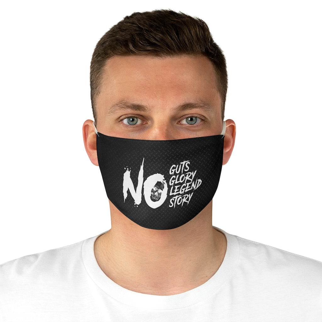 NO GUTS NO GLORY Fabric Face Mask