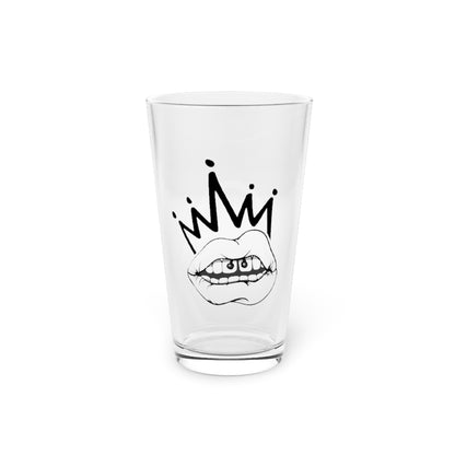 QUEEN BITCH TATTOO PINT GLASS