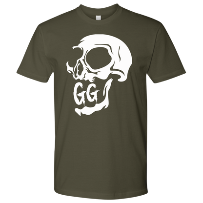 GRUMPY GUY CREEPY SKULL TSHIRT