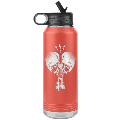 CREATE DESTROY BAD ASS HUMAN 32 OZ WATER BOTTLE