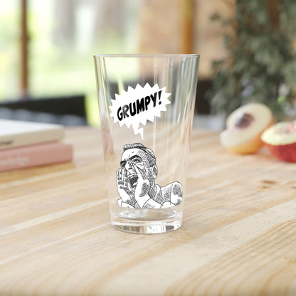 GRUMPY GUYS SCREAM PINT GLASS