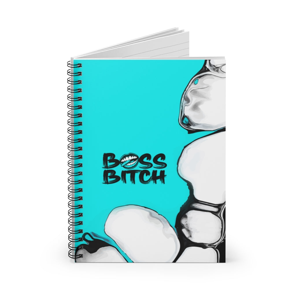 BOSS BITCH BULLET Spiral Notebook - Ruled Line