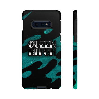 QUEEN BITCH TITLE GRAFFITI Tough Phone Case