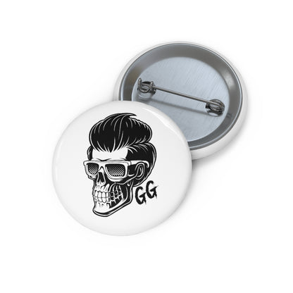GRUMPY GUY GLASSES Pin Buttons