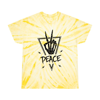 PEACE OUT Tie-Dye Tee / Cyclone