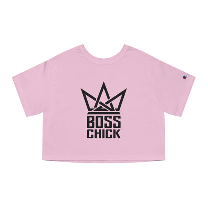 BOSS CHICK Champion Women's Heritage Cropped T-Shirt