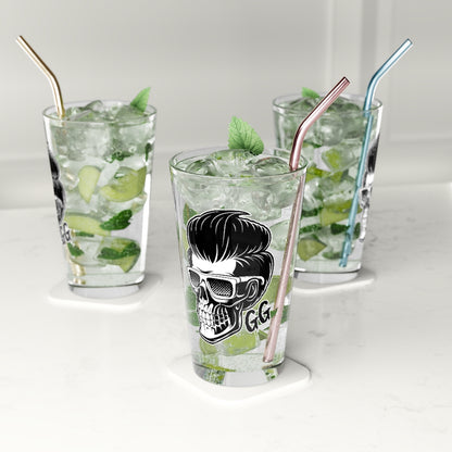 GRUMPY GUYS GLASSES PINT GLASS
