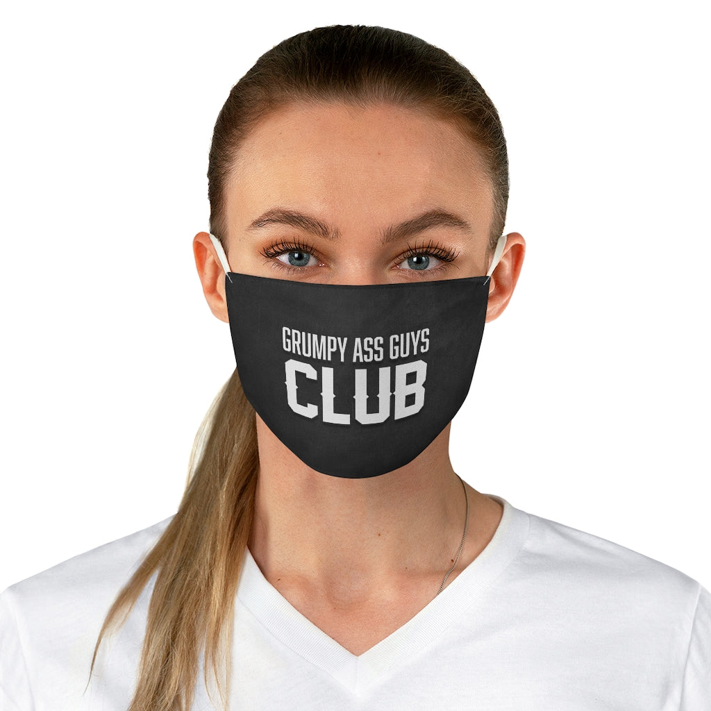 GRUMPY ASS GUYS CLUB Fabric Face Mask
