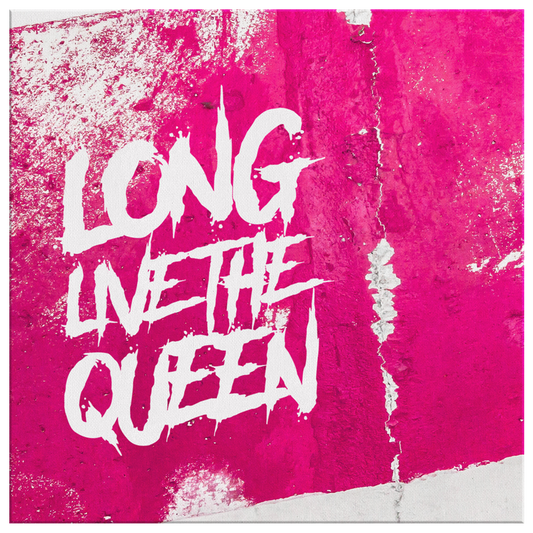 LONG LIVE THE QUEEN GALLERY CANVAS WALL ART