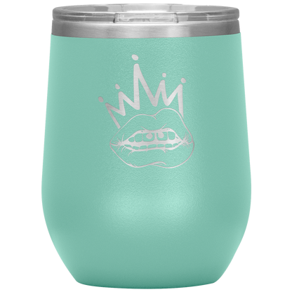 QUEEN BITCH TATTOO WINE TUMBLER