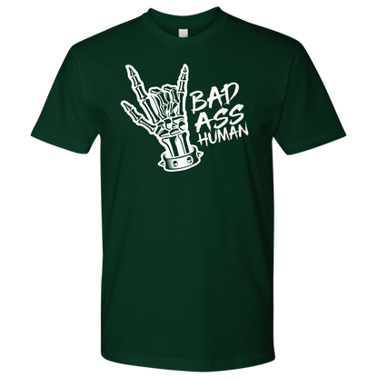 BAD ASS HUMAN SKULL HAND TSHIRT
