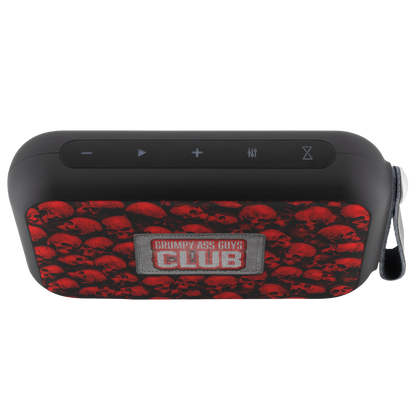 GRUMPY ASS GUYS CLUB RED SKULL Bluetooth Wireless Speaker