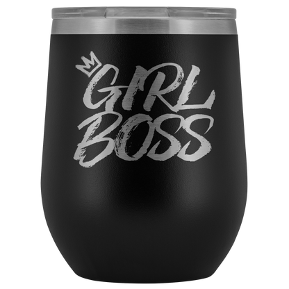 GIRL BOSS WINE TUMBLER