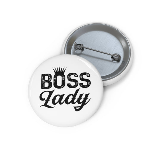 BOSS LADY Pin Buttons