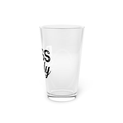 BOSS LADY PINT GLASS
