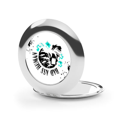 BAD ASS HUMAN SKULL Compact Travel Mirror