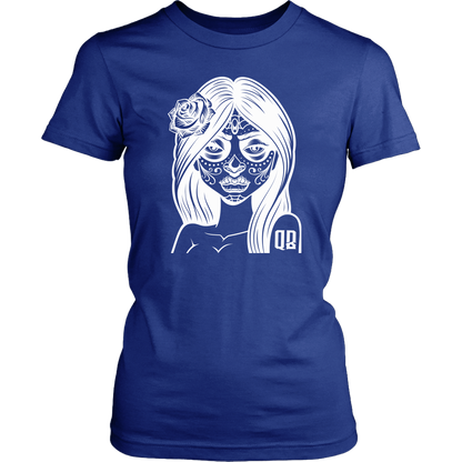 QB DAY OF THE DEAD WOMENS TSHIRT