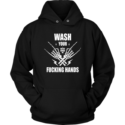 WASH YOUR ROCK HANDS HOODIE