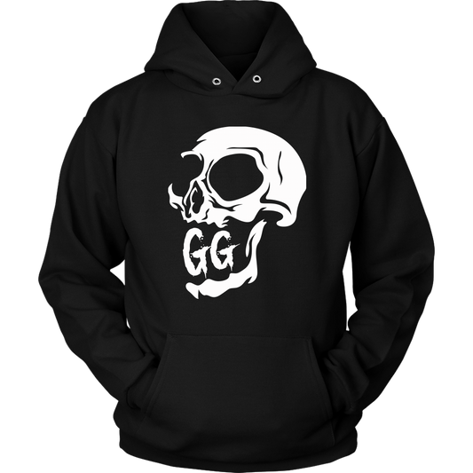 GRUMPY CREEPY SKULL HOODIE