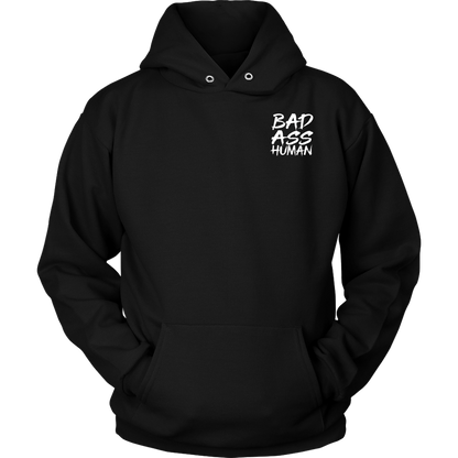 BAD ASS HUMAN SKULL ROCK HOODIE