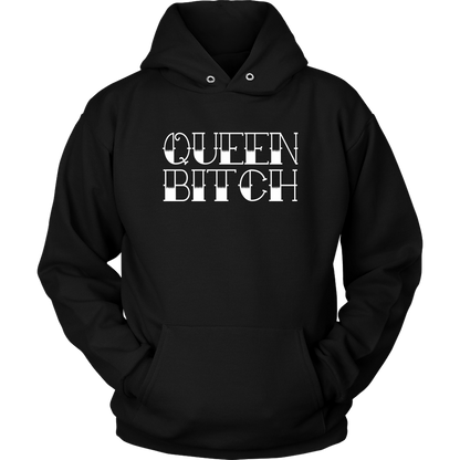 QUEEN BITCH TATTOO TYPE HOODIE