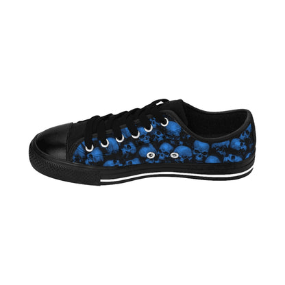 GRUMPY ASS GUYS CLUB BLUE SKULL Men's Sneakers