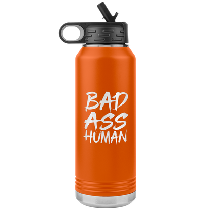 BAD ASS HUMAN 32 OZ WATER BOTTLE