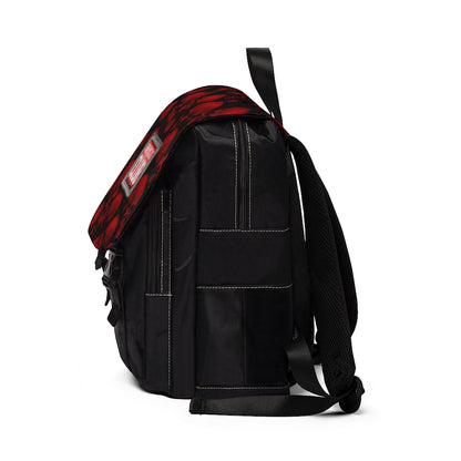 GRUMPY ASS GUYS CLUB RED SKULL Casual Shoulder Backpack