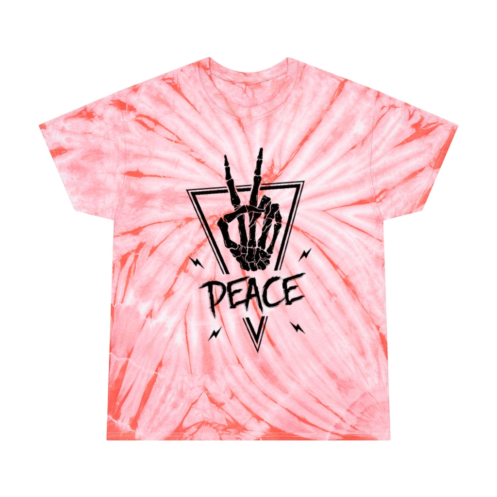 PEACE OUT Tie-Dye Tee / Cyclone