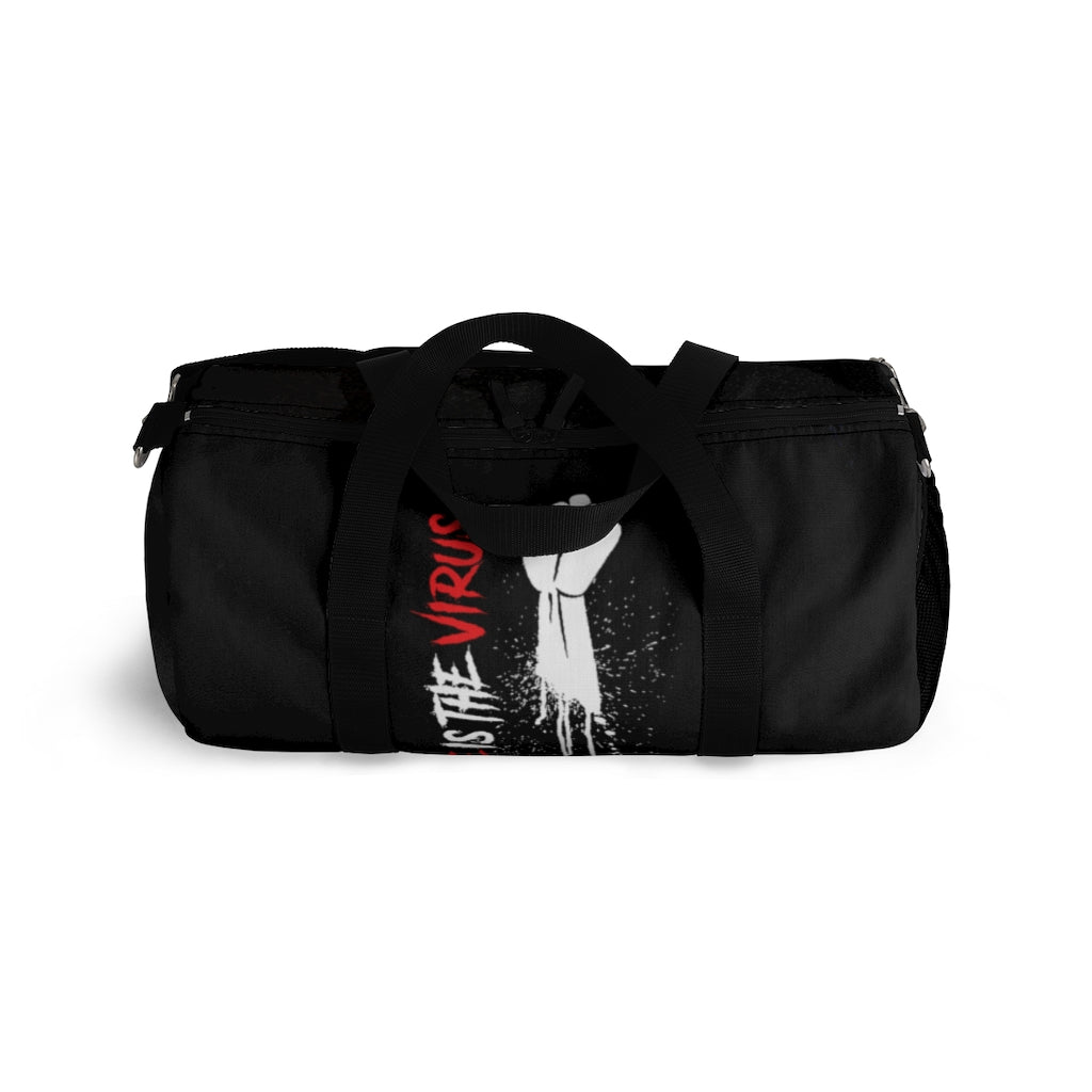 HATE IS THE VIRUS DRIP Duffel Bag