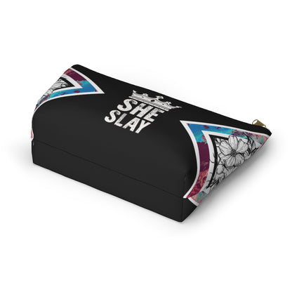 SHE SLAY Accessory Pouch w T-bottom