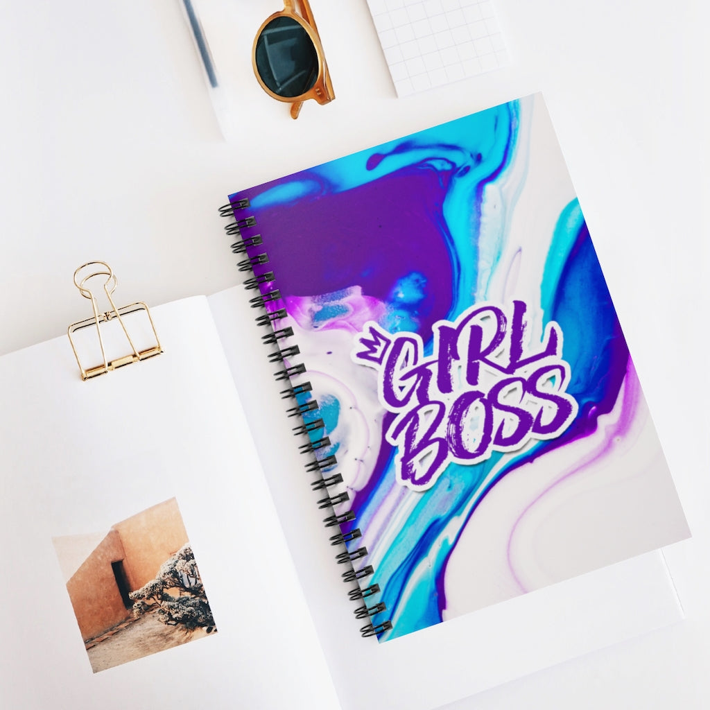 GIRL BOSS Spiral Notebook - Ruled Line