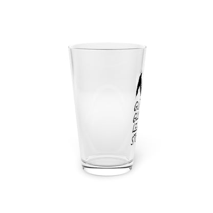 NO GUTS NO GLORY PINT GLASS