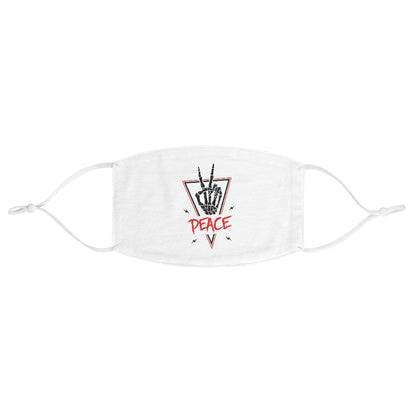 PEACE OUT Fabric Face Mask