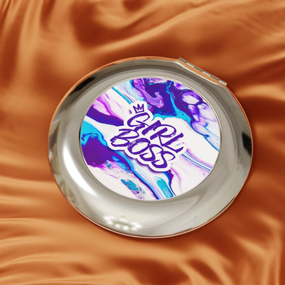 GIRL BOSS Compact Travel Mirror
