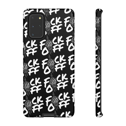 F*CK OFF BLACK Tough Case