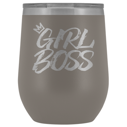 GIRL BOSS WINE TUMBLER