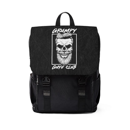 GRUMPY GUYS CLUB SKULL Casual Shoulder Backpack
