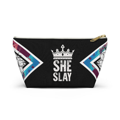SHE SLAY Accessory Pouch w T-bottom