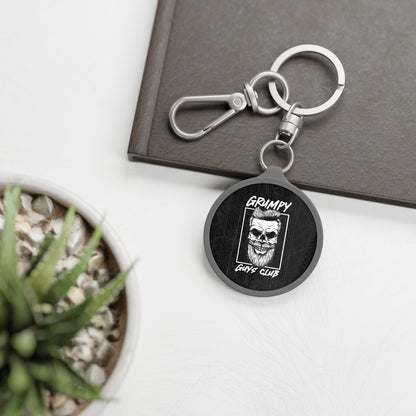 GRUMPY GUYS CLUB SKULL Key Fob