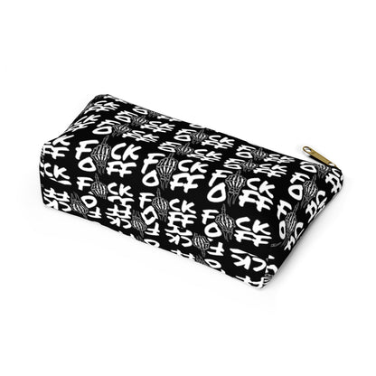 F*CK OFF Accessory Pouch w T-bottom