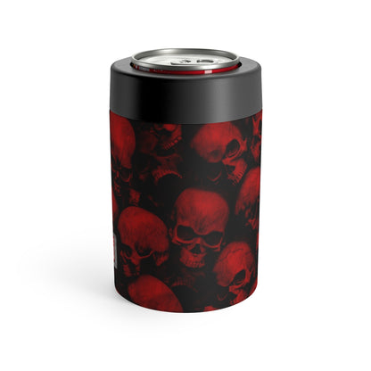 GRUMPY ASS GUYS CLUB RED SKULL Can Holder