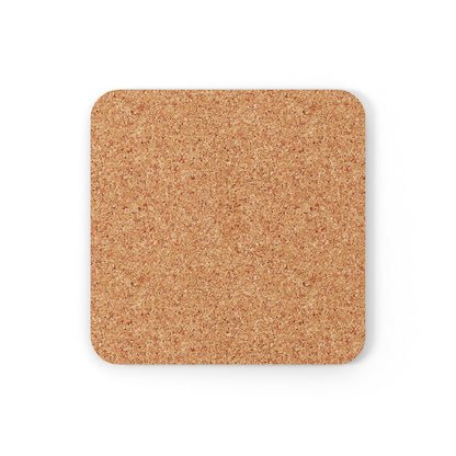 GRUMPY ASS GUYS CLUB BLUE SKULL Corkwood Coaster Set