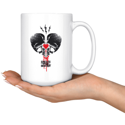 CREATE DESTROY BAD ASS HUMAN MUG